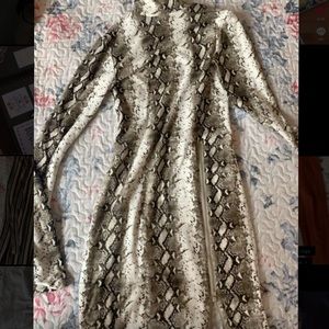 Snakeskin dress